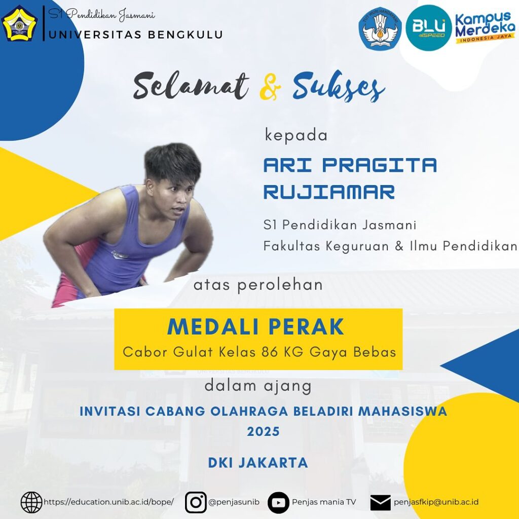Ari Pragita Rujiamar Raih Medali Perak pada Invitas Cabang Olahraga Beladiri Mahasiswa 2025